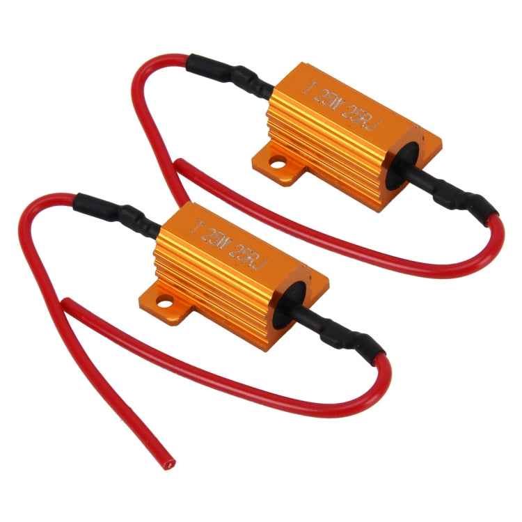 2 PCS Car Canbus Error Canceller Decoder Load Resistor LED 25W 25 Ohm No Blinking Decoder, 25W 25 Ohm - HoMEdemic™ 