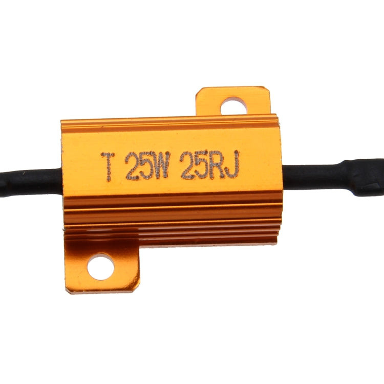 2 PCS Car Canbus Error Canceller Decoder Load Resistor LED 25W 25 Ohm No Blinking Decoder, 25W 25 Ohm - HoMEdemic™ 