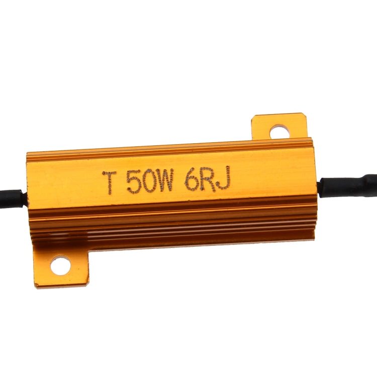 2 PCS Car Canbus Error Canceller Decoder Load Resistor LED 50W 6 Ohm No Blinking Decoder, 50W 6 Ohm - HoMEdemic™ 