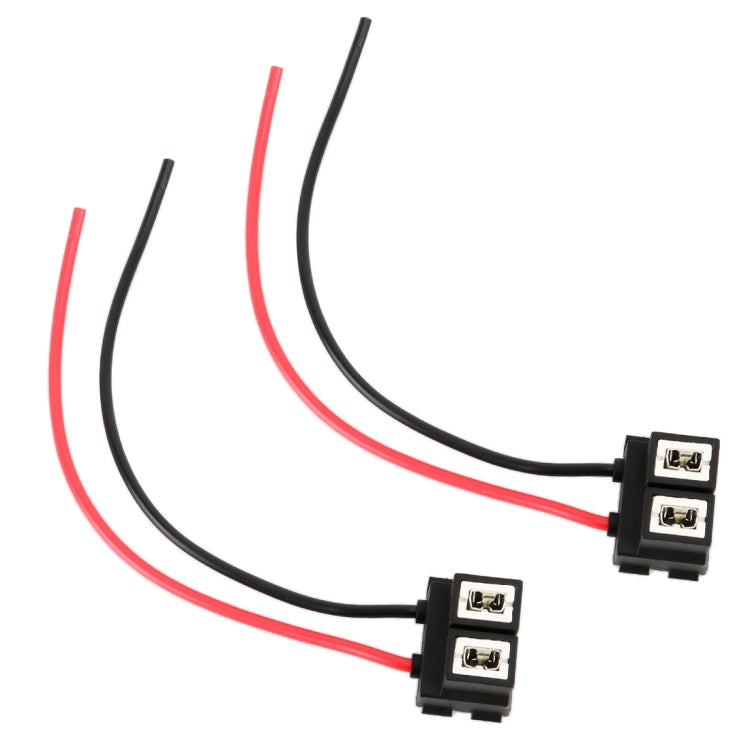 2 PCS Car H7 Ceramics Elbow Bulb Holder Base Female Socket with Wire, H7 (Ceramics) - HoMEdemic™ 