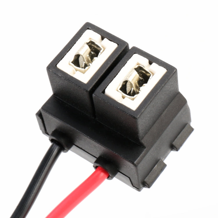 2 PCS Car H7 Ceramics Elbow Bulb Holder Base Female Socket with Wire, H7 (Ceramics) - HoMEdemic™ 