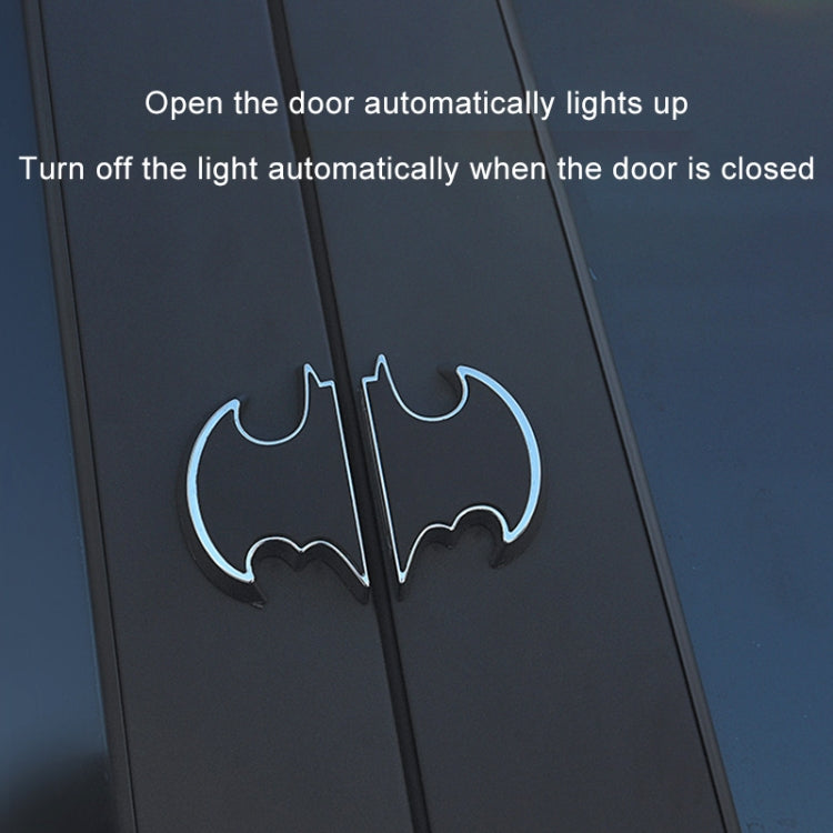 2 PCS Car LED Door Warning Lights Anti-collision Door Opening Lamp Flashing Lights, Door Warning Lights (Silver) - HoMEdemic™ 
