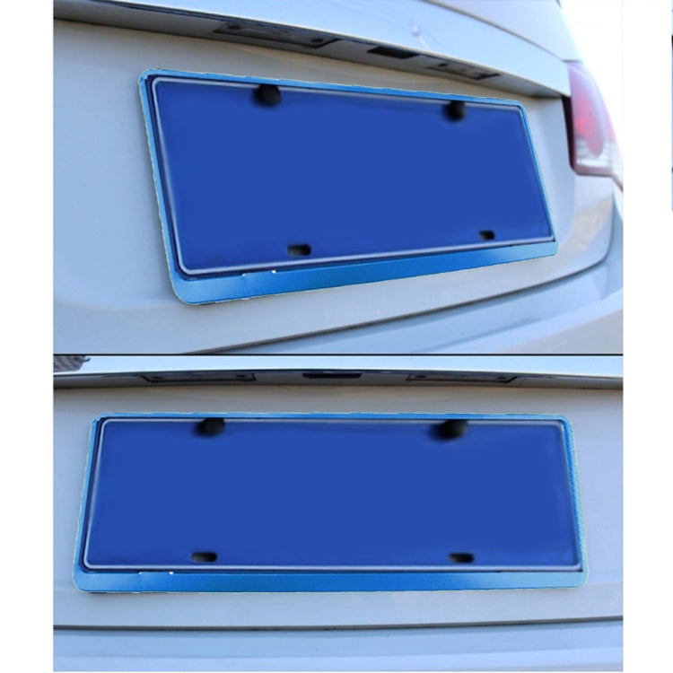 2 PCS Car License Plate Frames Car Styling License Plate Frame Aluminum Alloy Universal License Plate Holder Car Accessories - HoMEdemic™ 