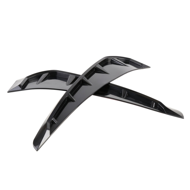 2 PCS Car Soft Silicone Decorative Sticker Outside Sticker, Bright Black, Bright Black - HoMEdemic™ 