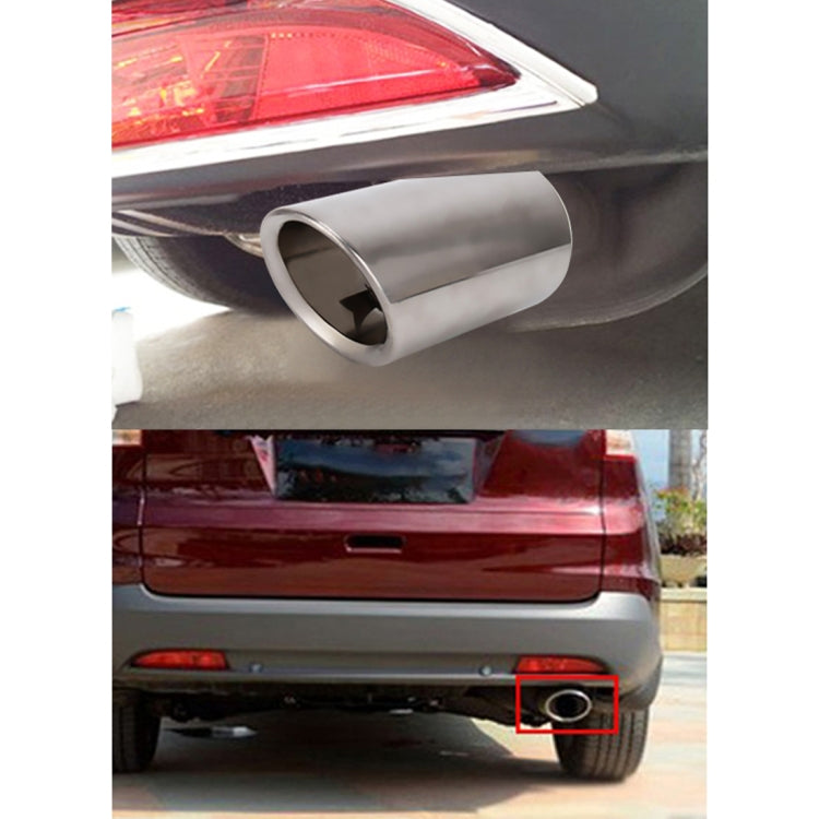 2 PCS Car Styling Stainless Steel Exhaust Tail Muffler Tip Pipe for VW Volkswagen 1.4T Swept Volume, 1.4T - HoMEdemic™ 