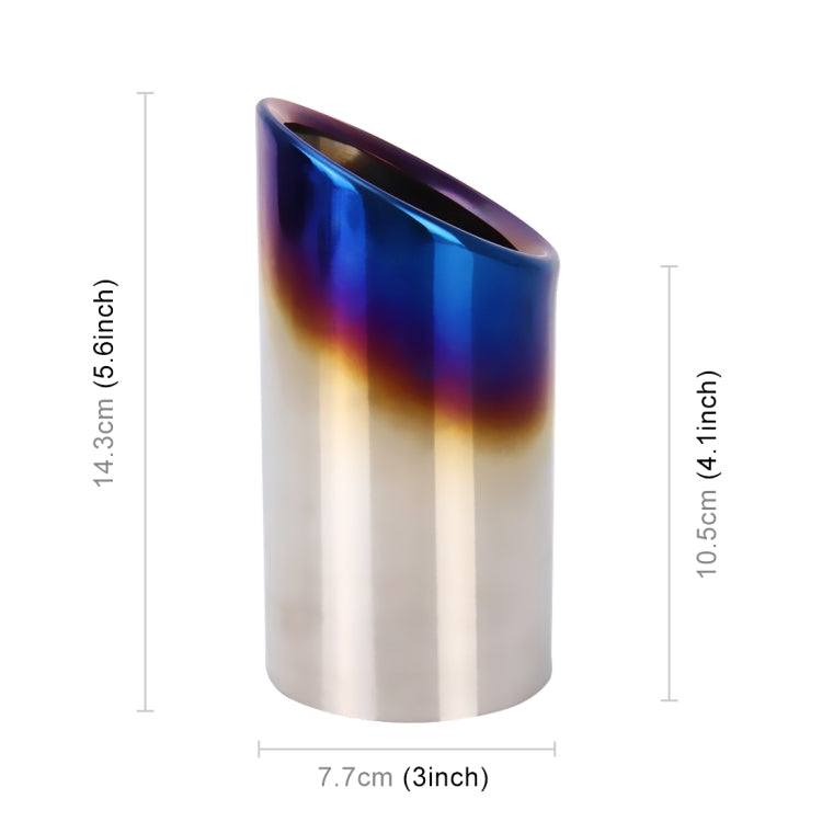 2 PCS Car Styling Stainless Steel Exhaust Tail Muffler Tip Pipe for VW Volkswagen 1.8T/2T Swept Volume, Audi A1/A3/A4L/Q3/Q5, 1.8T/2T - HoMEdemic™ 