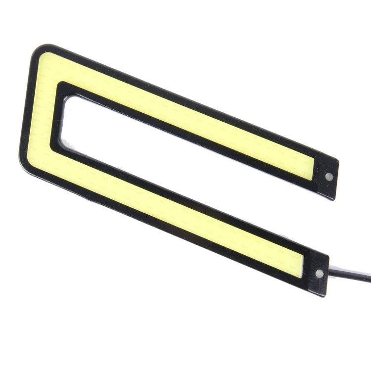2 PCS DC 12V 10W 800LM 5500K COB Car DRL Daytime Running Lights Lamp,Cable Length:50cm, DC 12V 10W - HoMEdemic™ 