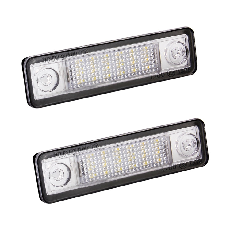 2 PCS DC 12V 2W 120LM 6000K LED License Plate Light 18-SMD Bulbs Lamps for Astra F 91-98, G Estate(F69) 98-05, Opel Corsa B 93-00, Omega A 86-94, For Astra/Opel Corsa - HoMEdemic™ 