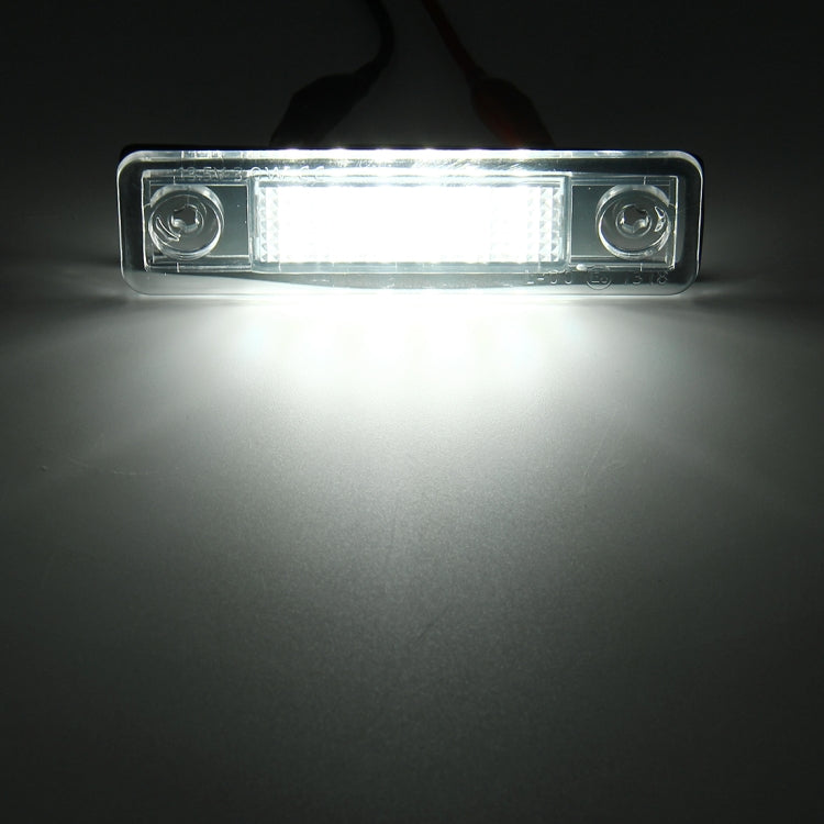 2 PCS DC 12V 2W 120LM 6000K LED License Plate Light 18-SMD Bulbs Lamps for Astra F 91-98, G Estate(F69) 98-05, Opel Corsa B 93-00, Omega A 86-94, For Astra/Opel Corsa - HoMEdemic™ 