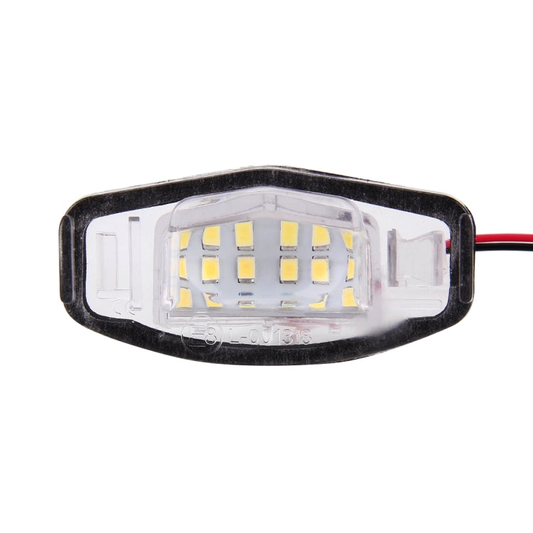 2 PCS DC 12V 2W 120LM 6000K LED License Plate Light 18-SMD Bulbs Lamps for Honda Civic VII4/5D 01-05, VIII 06-17, City 4D 03-09, Lengend 99-04, For Honda Civic - HoMEdemic™ 