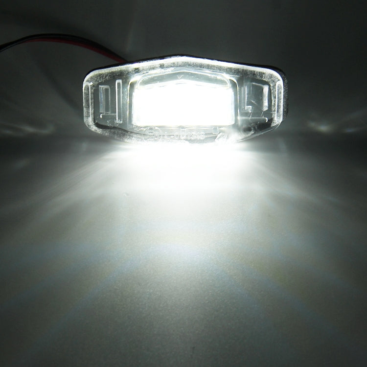 2 PCS DC 12V 2W 120LM 6000K LED License Plate Light 18-SMD Bulbs Lamps for Honda Civic VII4/5D 01-05, VIII 06-17, City 4D 03-09, Lengend 99-04, For Honda Civic - HoMEdemic™ 