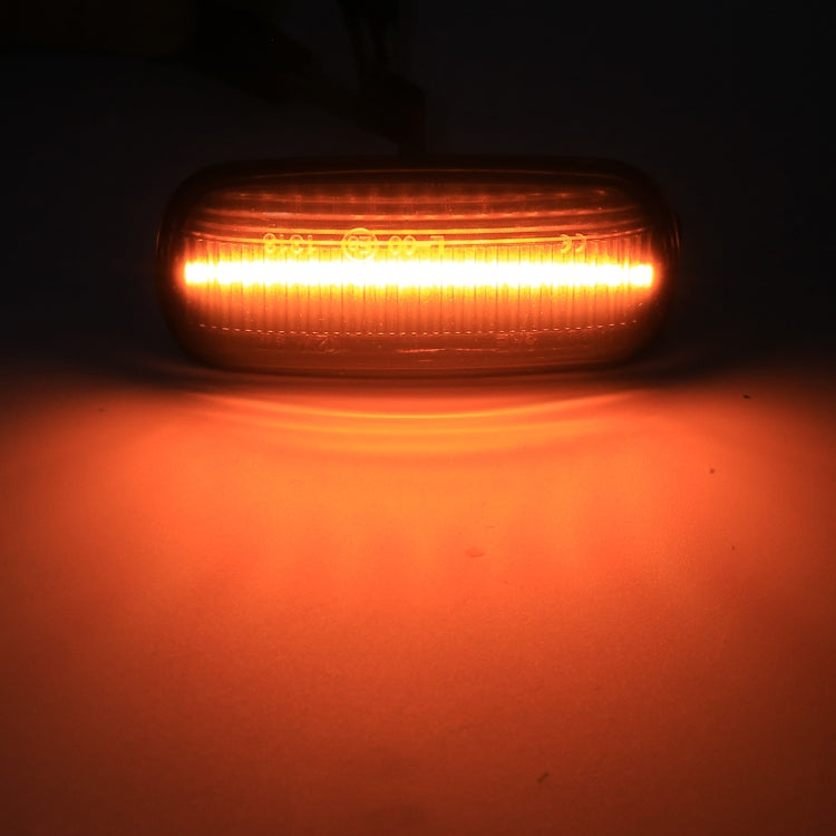 2 PCS DC12V / 3W Car LED Dynamic Blinker Side Lights Flowing Water Turn Signal Light for Audi, Yellow Light, For Audi - HoMEdemic™ 