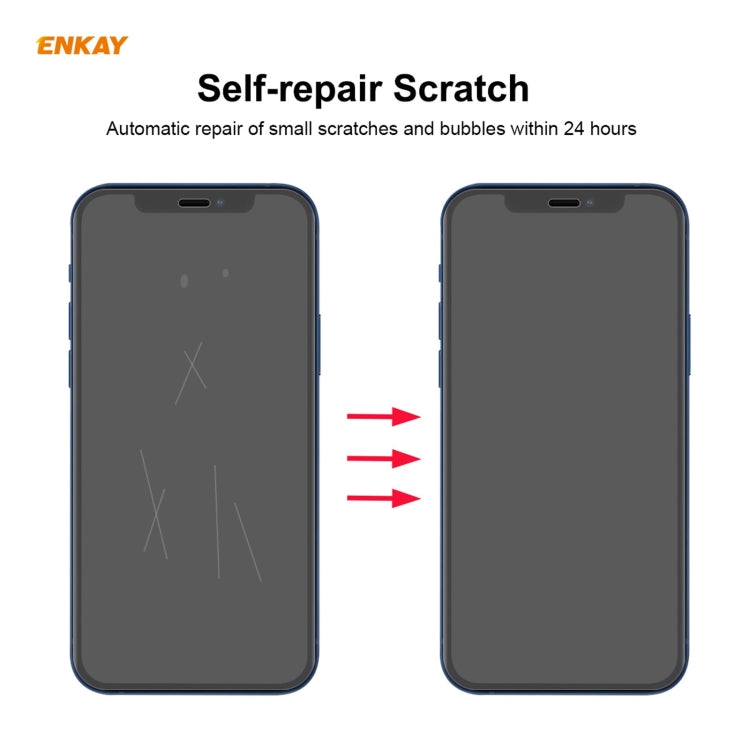 2 PCS ENKAY Hat-Prince 0.1mm 3D Full Screen Protector Explosion-proof Hydrogel Film For iPhone 12 Pro Max - HoMEdemic™ 