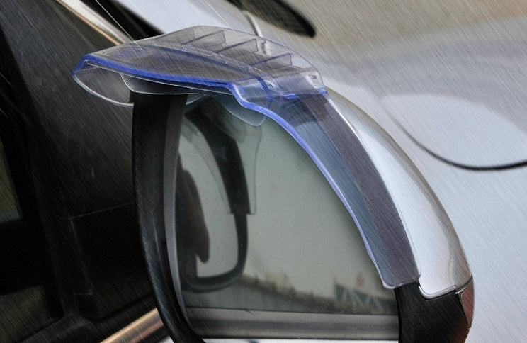 2 PCS Flexible Shielding Rain Board Rain Eyebrow with Wind Guide Apparatus for Car Rearview Mirrors - HoMEdemic™ 
