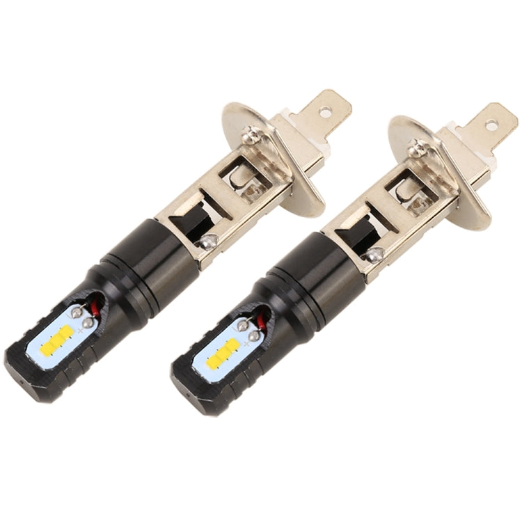 2 PCS H1 DC12V / 4.5W / 6000K / 360LM Car LED Fog Light with 6 CSP Lamp Beads, White Light, H1 (Black), H1 (Silver) - HoMEdemic™ 