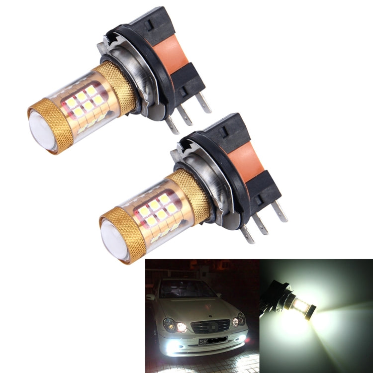 2 PCS H15 10W 1300 LM 6500K 28 SMD-3030 LEDs Car Fog Lights, DC 12V, H15 - HoMEdemic™ 