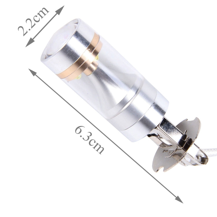 2 PCS H3 30W 350 LM 6000K White Light CREE 6 LED Car Fog Light Bulb, DC 12V, H3 - HoMEdemic™ 