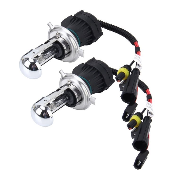 2 PCS H4 55W 6000K HID Bulbs Xenon Lights Lamps, AC 12V, H4 - HoMEdemic™ 
