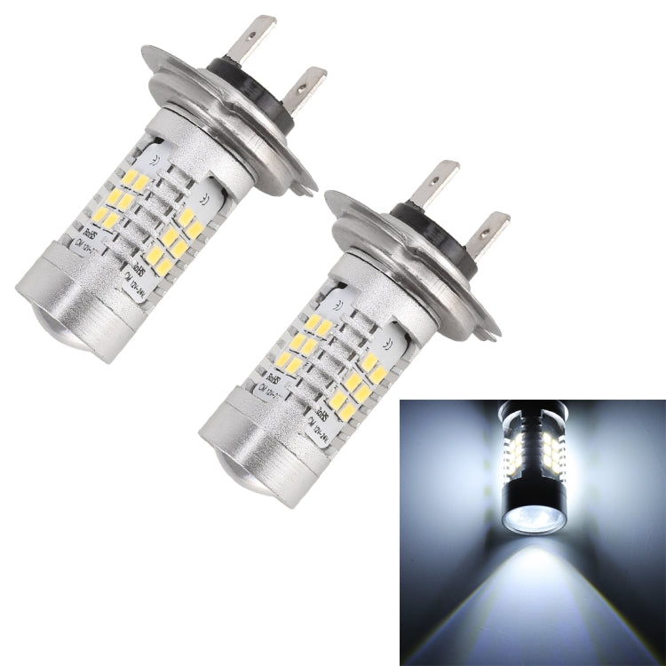 2 PCS H7-2835 10.5W 780LM 6500K 21 SMD 2835 LEDs Car DRL Headlights, DC 12~24V, H7 - HoMEdemic™ 