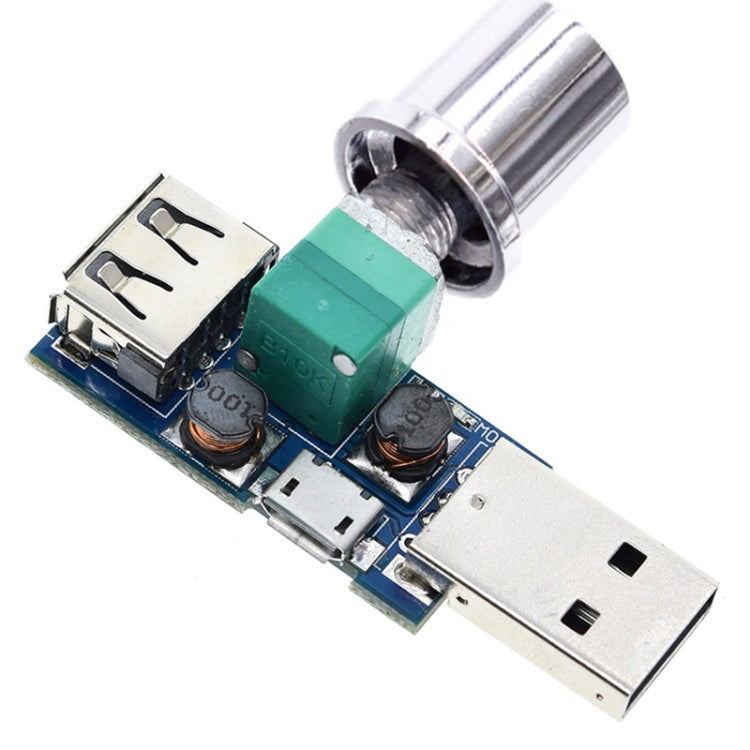 2 PCS HW-602 USB Fan Governor Wind Speed Controller Air Volume Regulator Cooling Mute Multifunction Noise Reduction Switch Module - HoMEdemic™ 