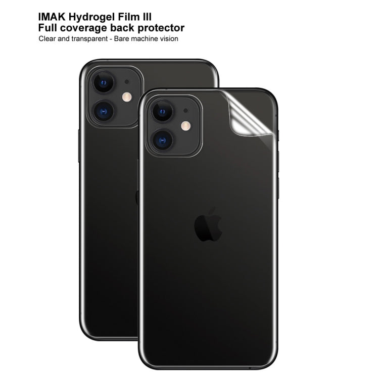 2 PCS IMAK Curved Full Screen Hydrogel Film 3 Back Protector for iPhone 11 - HoMEdemic™ 