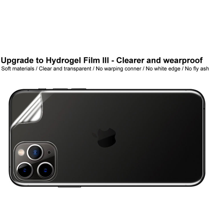 2 PCS IMAK Curved Full Screen Hydrogel Film 3 Back Protector for iPhone 11 Pro - HoMEdemic™ 