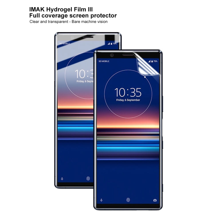 2 PCS IMAK Curved Full Screen Hydrogel Film 3 Screen Protector, For Sony Xperia 5, For iPhone 11, For iPhone 11 Pro, For iPhone 11 Pro Max - HoMEdemic™ 