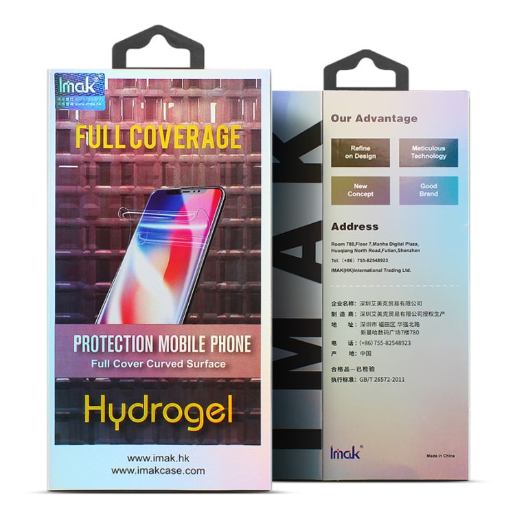 2 PCS IMAK Curved Full Screen Hydrogel Film 3 Screen Protector, For iPhone 11, For iPhone 11 Pro, For iPhone 11 Pro Max - HoMEdemic™ 