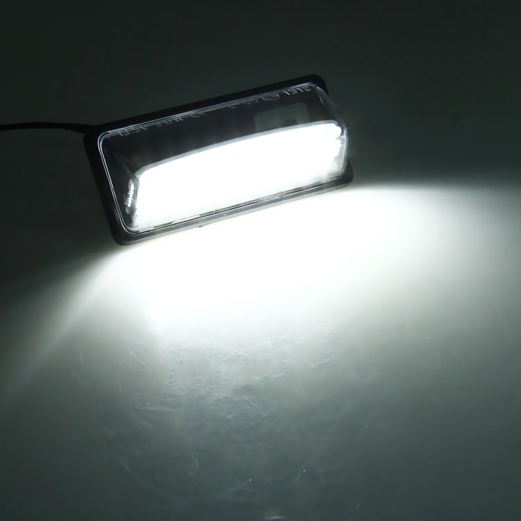 2 PCS LED License Plate Light 18-SMD Bulbs Lamps for Nissan/Teana 03 / Tada 03-08 /Sylphy 2008 /Sunny 2001-2006,2W 120LM,6000K, DC12V(White Light), for Nissan - HoMEdemic™ 
