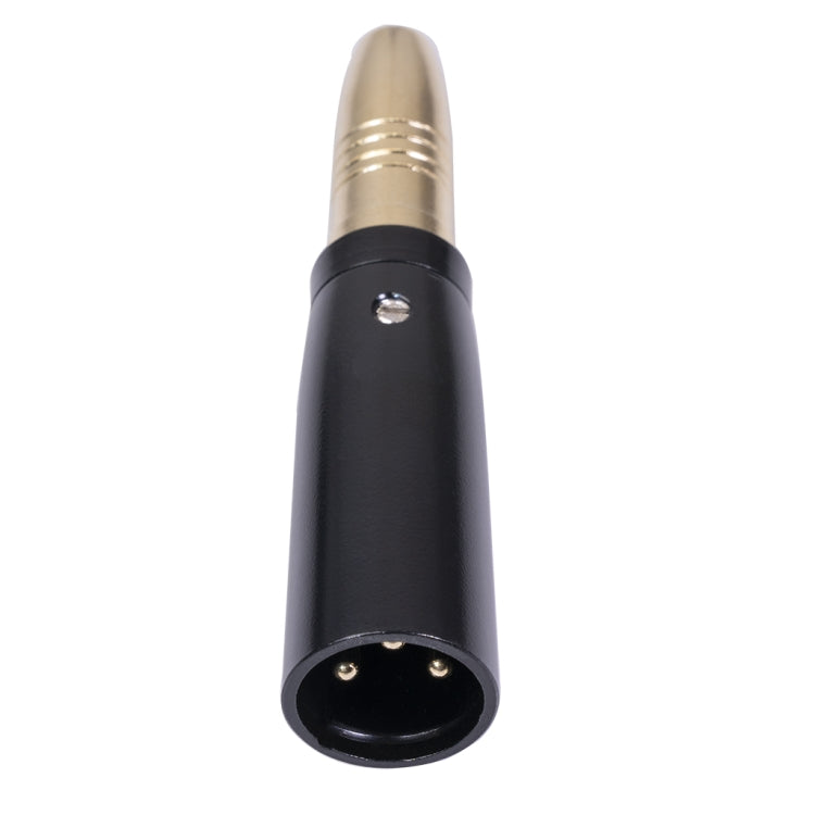2 PCS LZ1164G Gilded 6.35mm Female to XRL Male Audio Adapter Microphone Stereo Speaker Connector, LZ1164G - HoMEdemic™ 
