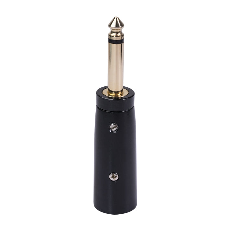 2 PCS LZ1168G Gilded 6.35mm Mono Male to XRL Male Audio Adapter Microphone Stereo Speaker Connector, LZ1168G - HoMEdemic™ 