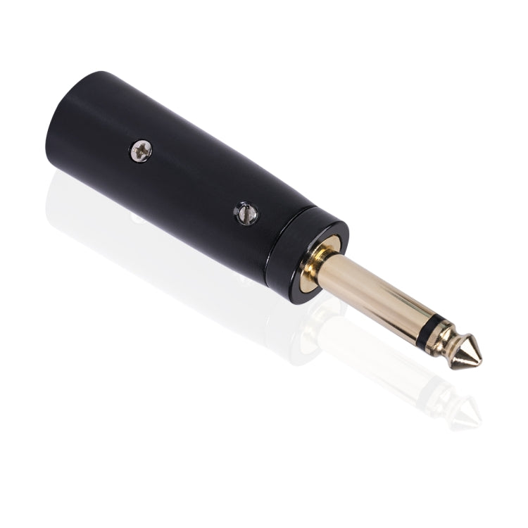 2 PCS LZ1168G Gilded 6.35mm Mono Male to XRL Male Audio Adapter Microphone Stereo Speaker Connector, LZ1168G - HoMEdemic™ 