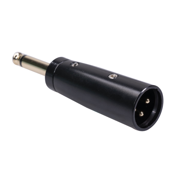 2 PCS LZ1168G Gilded 6.35mm Mono Male to XRL Male Audio Adapter Microphone Stereo Speaker Connector, LZ1168G - HoMEdemic™ 