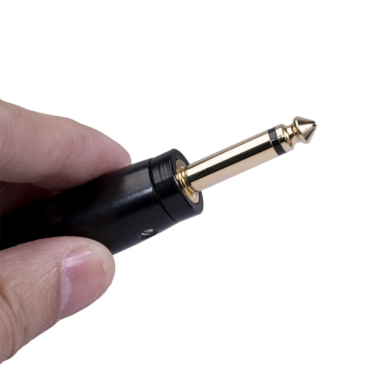 2 PCS LZ1168G Gilded 6.35mm Mono Male to XRL Male Audio Adapter Microphone Stereo Speaker Connector, LZ1168G - HoMEdemic™ 