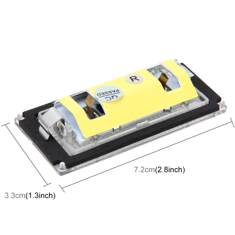 2 PCS License Plate Light with 18  SMD-3528 Lamps for BMW E46 2D M3,2004-2006,2W 120LM,6000K, DC12V (White Light), For BMW E46 2D M3 - HoMEdemic™ 