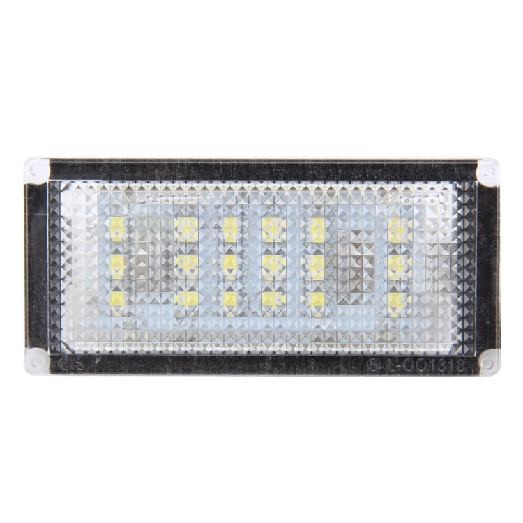 2 PCS License Plate Light with 18  SMD-3528 Lamps for BMW E46 2D M3,2004-2006,2W 120LM,6000K, DC12V (White Light), For BMW E46 2D M3 - HoMEdemic™ 