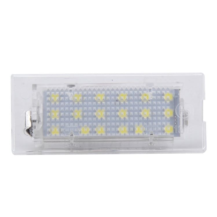 2 PCS License Plate Light with 18  SMD-3528 Lamps for BMW E53(X5),2W 120LM,6000K, DC12V (White Light), For BMW E53 - HoMEdemic™ 
