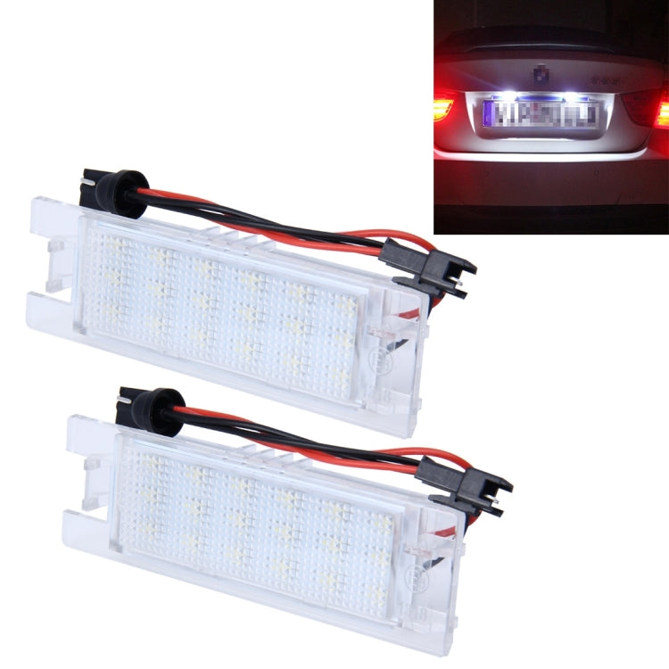 2 PCS License Plate Light with 24 SMD-3528 Lamps for Opel, For Opel - HoMEdemic™ 