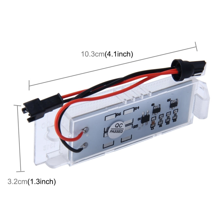 2 PCS License Plate Light with 24 SMD-3528 Lamps for Opel, For Opel - HoMEdemic™ 