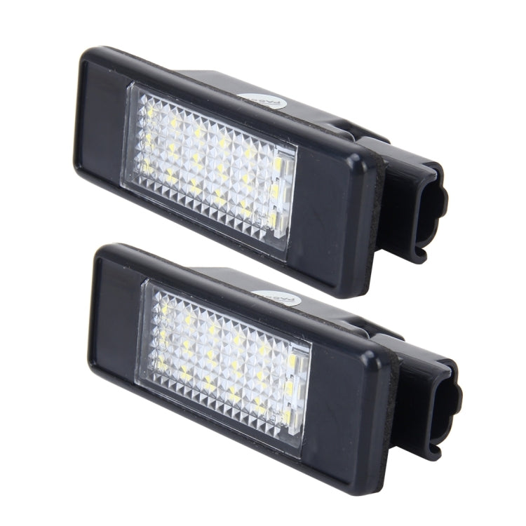 2 PCS License Plate Light with 24 SMD-3528 Lamps for Peugeot Citroen (White Light), For Peugeot Citroen - HoMEdemic™ 