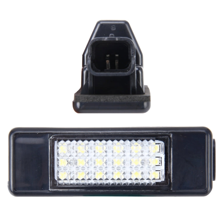 2 PCS License Plate Light with 24 SMD-3528 Lamps for Peugeot Citroen (White Light), For Peugeot Citroen - HoMEdemic™ 