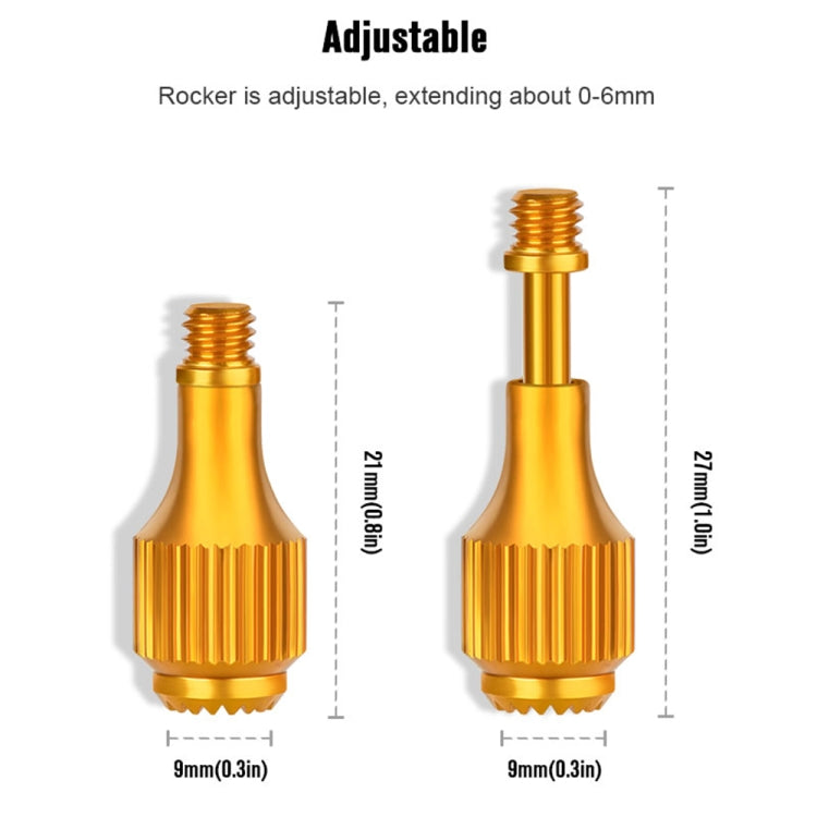 2 PCS STARTRC Drone Remote Control Retractable Adjustment Aluminum Alloy Rockers for DJI  Air 2S / Mini 2 / Mavic Air 2 (Gold) - HoMEdemic™ 
