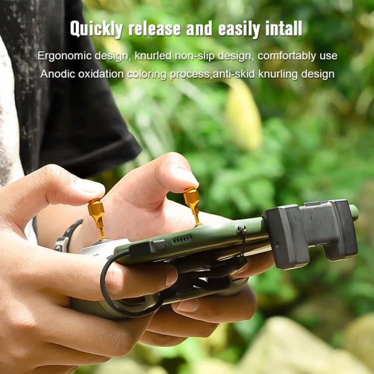 2 PCS STARTRC Drone Remote Control Retractable Adjustment Aluminum Alloy Rockers for DJI  Air 2S / Mini 2 / Mavic Air 2 (Gold) - HoMEdemic™ 