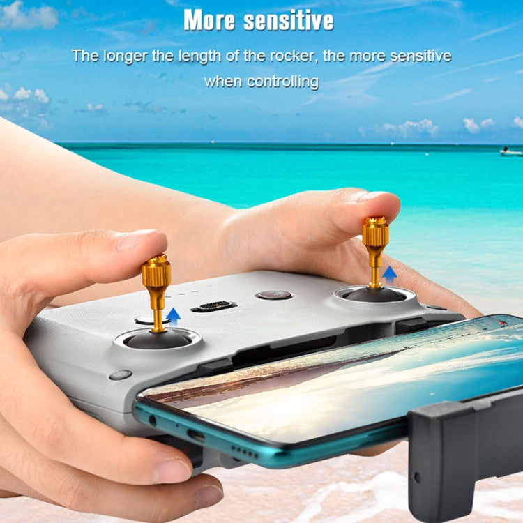 2 PCS STARTRC Drone Remote Control Retractable Adjustment Aluminum Alloy Rockers for DJI  Air 2S / Mini 2 / Mavic Air 2 (Gold) - HoMEdemic™ 