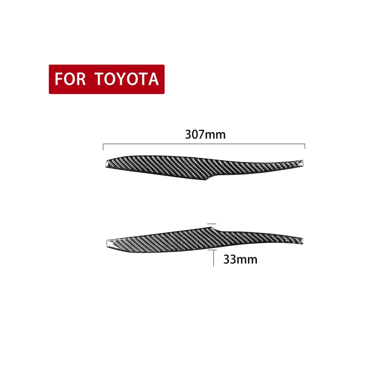 2 PCS / Set Carbon Fiber Car Rearview Mirror Decorative Sticker for Toyota 4Runner 2010-2020, Rearview Mirror - HoMEdemic™ 