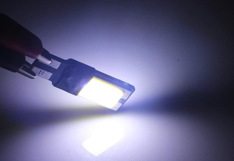 2 PCS T10 3W 160-180LM 2 LED Ice Blue COB LED Decode Car Clearance Lights Lamp, DC12V, COB LEDs, 2 LED COB LEDs - HoMEdemic™ 