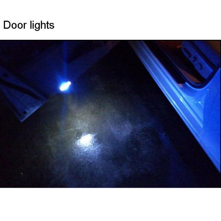 2 PCS T10 3W 160-180LM 2 LED Ice Blue COB LED Decode Car Clearance Lights Lamp, DC12V, COB LEDs, 2 LED COB LEDs - HoMEdemic™ 