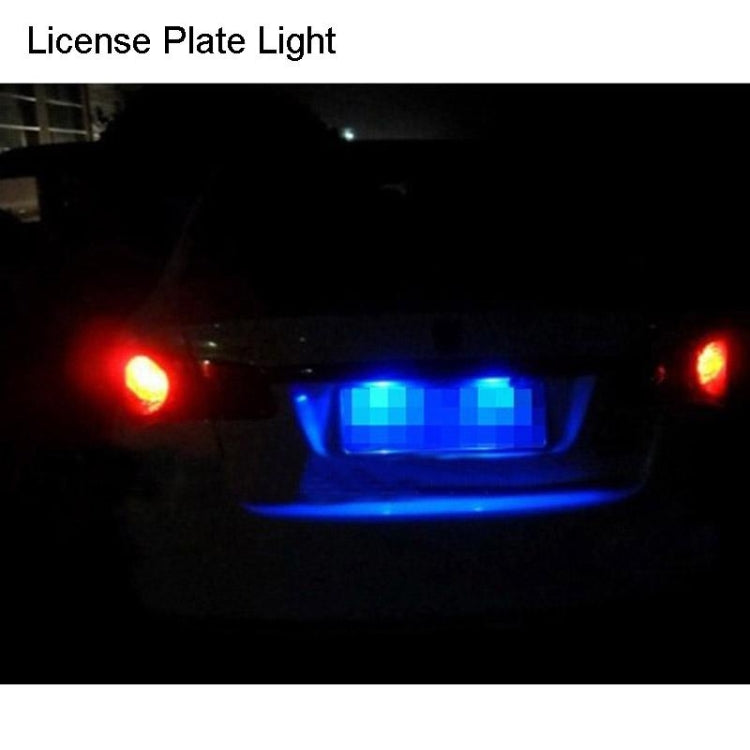 2 PCS T10 3W 160-180LM 2 LED Ice Blue COB LED Decode Car Clearance Lights Lamp, DC12V, COB LEDs, 2 LED COB LEDs - HoMEdemic™ 