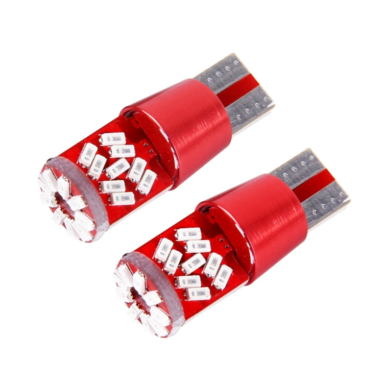 2 PCS T10 5W 27 SMD-3014 LEDs Car Clearance Light Lamp, DC 12V, 27 SMD-3014 LEDs, T10+5W Blue Light - HoMEdemic™ 
