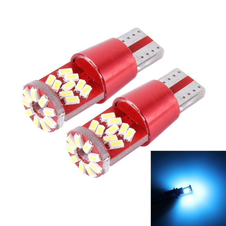 2 PCS T10 5W 27 SMD-3014 LEDs Car Clearance Light Lamp, DC 12V, 27 SMD-3014 LEDs, T10+5W Blue Light - HoMEdemic™ 